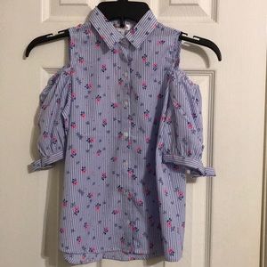 NWT Japan Kids Cold-Shoulder Top